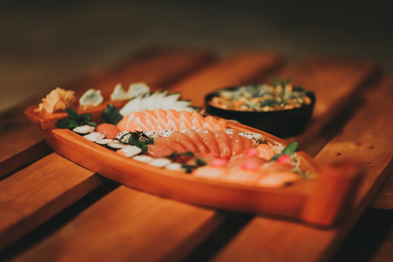 diferença entre sushi e sashimi